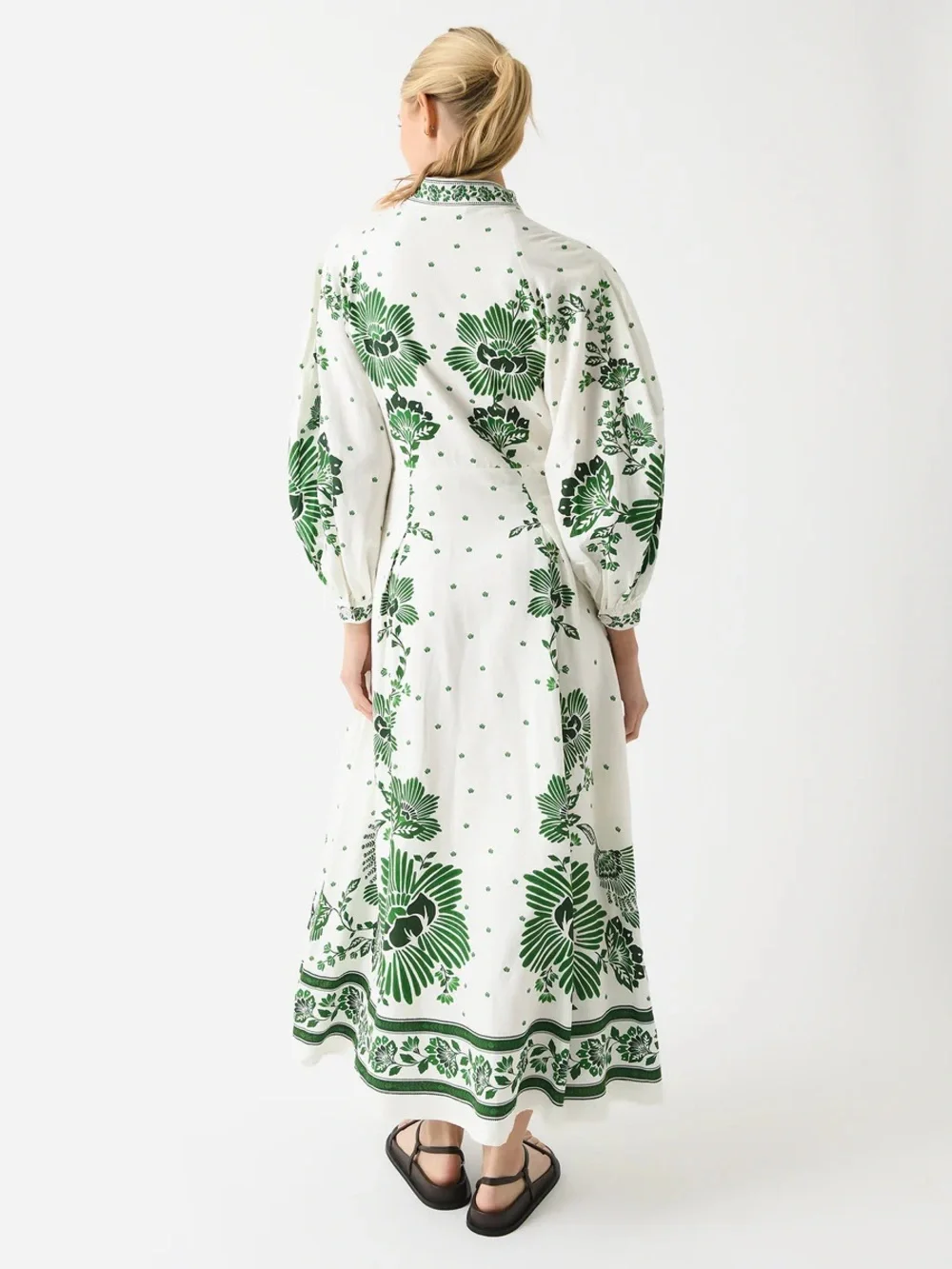 Farm Rio Forest soul off white maxi dress large - Picture 2 of 13